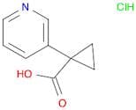 1-(Pyridin-3-yl)cyclopropane-1-carboxylic acid hydrochloride