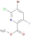 Methyl 5-bromo-6-chloro-3-fluoropyridine-2-carboxylate