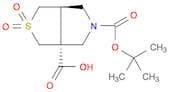rac-(3aR,6aS)-5-[(tert-butoxy)carbonyl]-2,2-dioxo-hexahydro-1H-2λ6-thieno[3,4-c]pyrrole-3a-carboxy…