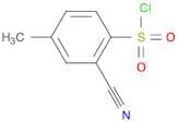 2-Cyano-4-methylbenzene-1-sulfonyl chloride