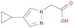 2-(4-Cyclopropyl-1H-pyrazol-1-yl)acetic acid