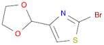2-bromo-4-(1,3-dioxolan-2-yl)-1,3-thiazole
