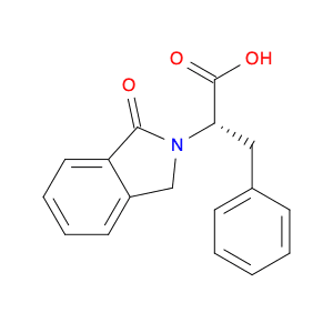 2H-Isoindole-2-acetic acid, 1,3-dihydro-1-oxo-a-(phenylmethyl)-, (S)-