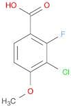 3-Chloro-2-fluoro-4-methoxybenzoic acid