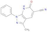 3-methyl-6-oxo-1-phenyl-1H,6H,7H-pyrazolo[3,4-b]pyridine-5-carbonitrile