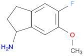 5-Fluoro-6-methoxy-2,3-dihydro-1H-inden-1-amine