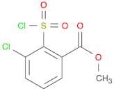 METHYL 3-CHLORO-2-(CHLOROSULFONYL)BENZOATE