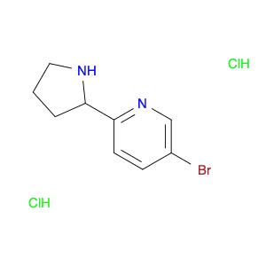 5-Bromo-2-(pyrrolidin-2-yl)pyridine dihydrochloride