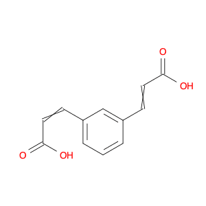 3-[3-(2-carboxyeth-1-en-1-yl)phenyl]prop-2-enoic acid