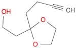 2-[2-(but-3-yn-1-yl)-1,3-dioxolan-2-yl]ethan-1-ol