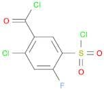 2-Chloro-5-(chlorosulfonyl)-4-fluorobenzoyl chloride