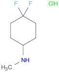 4,4-Difluoro-N-methylcyclohexan-1-amine hydrochloride