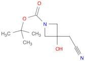 tert-butyl 3-(cyanomethyl)-3-hydroxyazetidine-1-carboxylate