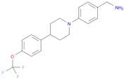 (4-{4-[4-(trifluoromethoxy)phenyl]piperidin-1-yl}phenyl)methanamine