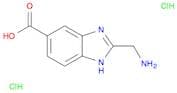 2-(aminomethyl)-1h-1,3-benzodiazole-5-carboxylic acid dihydrochloride