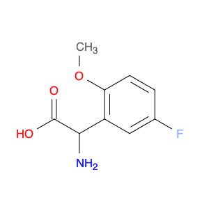 2-Amino-2-(5-fluoro-2-methoxyphenyl)acetic acid