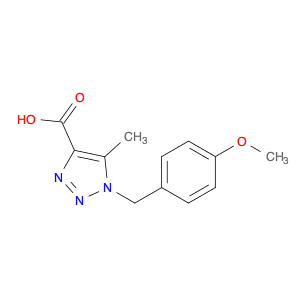 1-[(4-methoxyphenyl)methyl]-5-methyl-1H-1,2,3-triazole-4-carboxylic acid