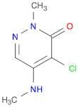 4-Chloro-2-methyl-5-(methylamino)pyridazin-3(2H)-one