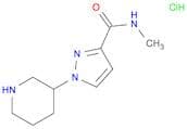 N-Methyl-1-(piperidin-3-yl)-1H-pyrazole-3-carboxamide hydrochloride