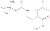 methyl (2S)-4-{[(tert-butoxy)carbonyl]amino}-2-(difluoromethoxy)butanoate