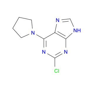 2-Chloro-6-(pyrrolidin-1-yl)-9H-purine