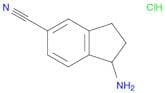 1-Amino-2,3-dihydro-1H-indene-5-carbonitrile hydrochloride