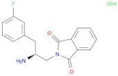 2-[(2S)-2-amino-3-(3-fluorophenyl)propyl]-2,3-dihydro-1H-isoindole-1,3-dione hydrochloride