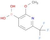 (2-methoxy-6-(trifluoromethyl)pyridin-3-yl)boronic acid