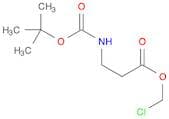 3-tert-Butoxycarbonylamino-propionic acid chloromethyl ester