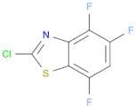2-CHLORO-4,5,7-TRIFLUORO-1,3-BENZOTHIAZOLE