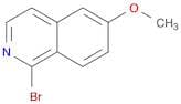 1-Bromo-6-methoxyisoquinoline