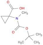 Cyclopropanecarboxyl​ic acid, 1-​[[(1,​1-​dimethylethoxy)​carbonyl]​methylamino]​-