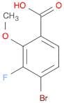 4-bromo-3-fluoro-2-methoxybenzoic acid
