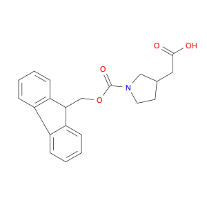 2-(1-(((9H-Fluoren-9-yl)methoxy)carbonyl)pyrrolidin-3-yl)acetic acid