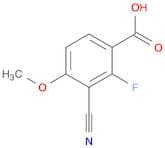 3-Cyano-2-fluoro-4-methoxybenzoic acid