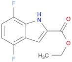 1H-INDOLE-2-CARBOXYLIC ACID, 4,7-DIFLUORO-, ETHYL ESTER