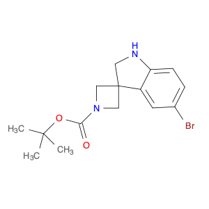 tert-Butyl 5'-bromo-1',2'-dihydrospiro[azetidine-3,3'-indole]-1-carboxylate