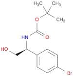 tert-Butyl N-[(1S)-1-(4-bromophenyl)-2-hydroxyethyl]carbamate