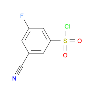 3-Cyano-5-fluorobenzene-1-sulfonyl chloride