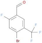 4-Bromo-2-fluoro-5-(trifluoromethyl)benzaldehyde