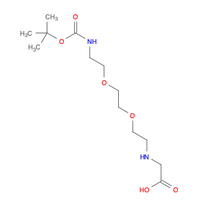 2-({2-[2-(2-{[(tert-butoxy)carbonyl]amino}ethoxy)ethoxy]ethyl}amino)acetic acid