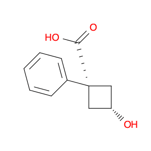 (1s,3s)-3-hydroxy-1-phenylcyclobutane-1-carboxylic acid