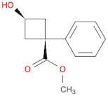 methyl -3-hydroxy-1-phenylcyclobutane-1-carboxylate