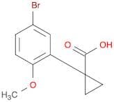 1-(5-Bromo-2-methoxyphenyl)cyclopropane-1-carboxylic acid
