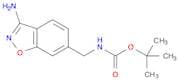 tert-butyl N-[(3-amino-1,2-benzoxazol-6-yl)methyl]carbamate