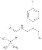 tert-Butyl N-[3-bromo-2-(4-fluorophenyl)propyl]carbamate