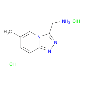 {6-methyl-[1,2,4]triazolo[4,3-a]pyridin-3-yl}methanamine dihydrochloride