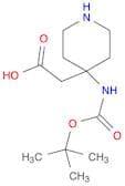 2-(4-((tert-butoxycarbonyl)amino)piperidin-4-yl)acetic acid