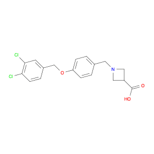 1-({4-[(3,4-dichlorophenyl)methoxy]phenyl}methyl)azetidine-3-carboxylic acid