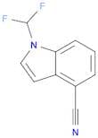 1-(Difluoromethyl)-1h-indole-4-carbonitrile